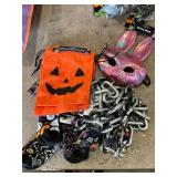Halloween grab bag. Socks and decor