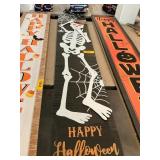 Happy Haloween Skeleton Sign