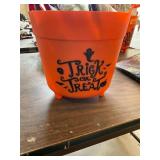 Halloween Bucket W/ Halloween Themed Items
