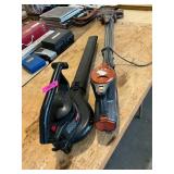 Toro leaf blower, shark vac