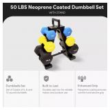 BalanceFrom 5/8/12 lb Neoprene Dumbbells