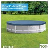 Intex 10-Foot Round Pool Cover, Blue