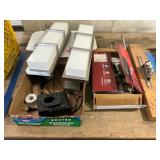 Lights, tools, hardware