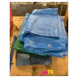 Assorted tarps