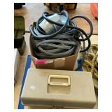 Romex wire, cord, tackle box