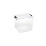 2ct 31 Qt Latching Clear Storage