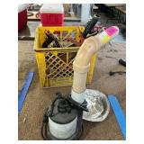 Sump pump, hand tools