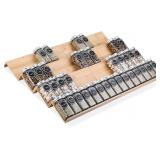 Mulush Bamboo Spice Rack Tray - 64 Jars