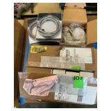 Shower hose, 90degree plastic elbows