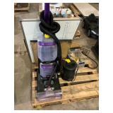 Vacuum, sign boards, shoes, home goods