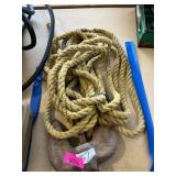 Boat anchor and rope