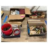 Assorted tools and hardware
