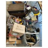 Toys, paint, basket, home goods