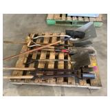 Assorted lawn and garden tools