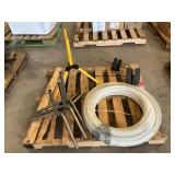 1/2 in Plastic pipe, stands, wheels