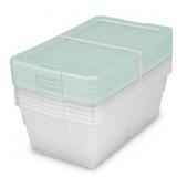 Sterilite 6-Qt Stackable Storage Box (5 Pack)