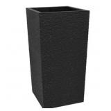 Tierra Verde Citadel Planter, 26"H, Black