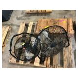 Wooden ammunition box, fans