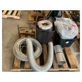 Furnace pipe, aluminum tubing, insulation