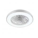 Modern 20" Indoor Cage Ceiling Fan with LED