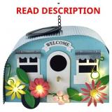 BAYN Bird Houses with 10 LEDs Solar Lights