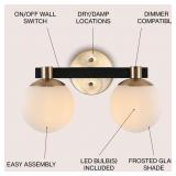 Modernist Globe Metal Vanity LED