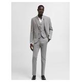MANGO MAN Super Slim-fit Suit Jacket, Grey 38