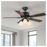 Riley 44in LED Bronze Ceiling Fan with Remote