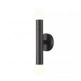 Stari 2-Light Matte Black Wall Sconce