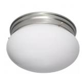 Designers Fountain 9" Pewter Flush Mount