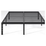 JETO Metal Full Bed Frame with Storage, 12"