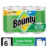 Bounty Select-A-Size White Towels, 6 rolls