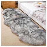 Sheepskin Rug with Patches, Wool Round 2