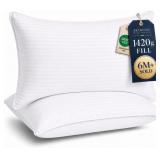 1 pillow has tearBeckham Hotel Collection Gel Cool