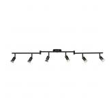 Payton 3.9 ft. 6-Light Black Track Kit