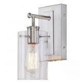 Regan 4.5 in. 1-Light Bath Light, Nickel