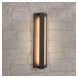 Archer 24 in. Black LED Outdoor Wall Sconce