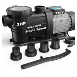 In/Above Ground Pool Pump Self Priming