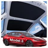 Wigoo Tesla Model 3 Sunshade Roof, Black