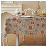 Rectangle Waterproof Linen Tablecloth 60x120
