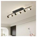 Black Dimmable LED Track Gimbal Head for Room