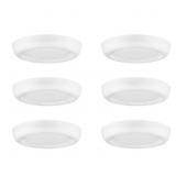 6 in. White Disk LED Flush Mount (6-Pack)