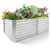 Land Guard Galvanized Raised Bed Kit 8 4 2 ft