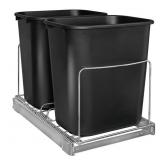 LYNK PROFESSIONAL Double Pull Out Trash Can 2 ct