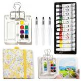 Mini Watercolor Set, Travel Palette