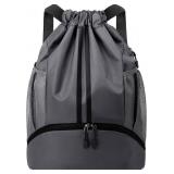JELUTAR Drawstring Backpack with Shoes Area