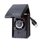 2ct Intermatic Outdoor Timer 120V Black