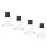 Premium Series 4" LED Recessed Light, 4-Pack