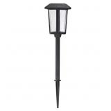 Hampton Bay Black LED Solar Path Light