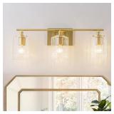 Gianna 3-Light Vanity Light with Glass Shades